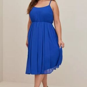 14. Torrid Midi Chiffon Dress